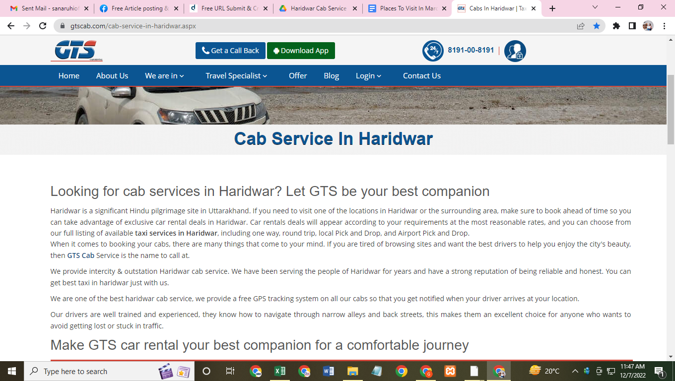 Haridwar Cab Service
